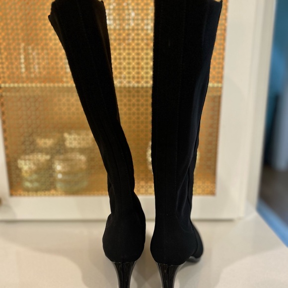 Stuart Weitzman Black Gore-Tex waterproof Boots Size 8.5 excellent condition - Picture 10 of 11